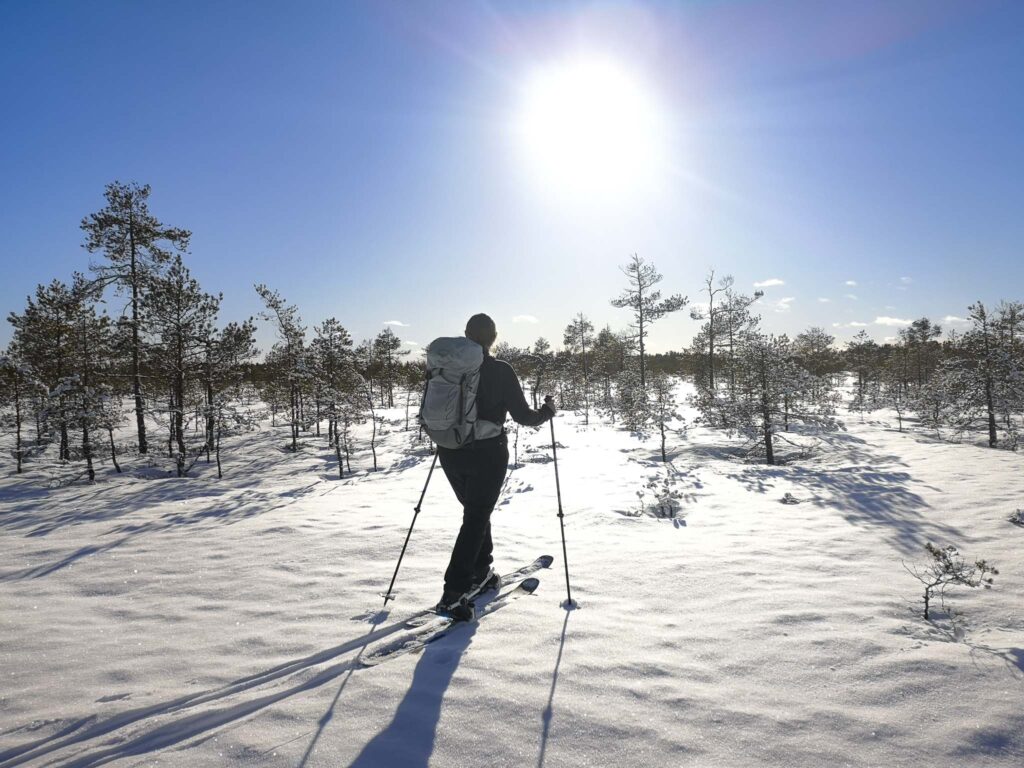 2024-02 lumkenkailya kakkerinsuolla_sandrian villi luonto-1 Liukulumikenkäily- ja lumikenkäretket Eurajoen ja Rauman seudulla - Sandrian villi luonto