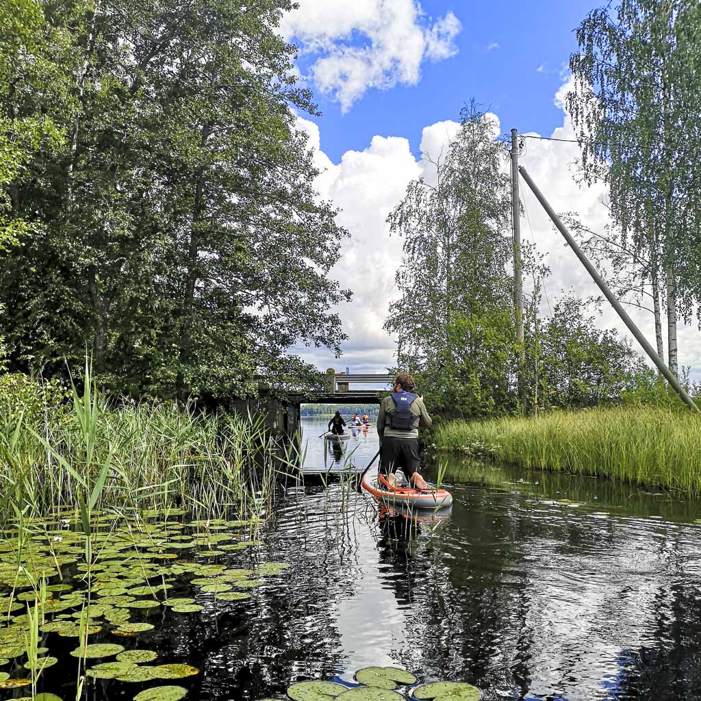 SUP-lautailukurssi Eurajoen Pinkjärvellä